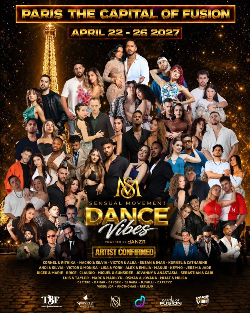 Affiche de Sensual Movement Paris, du 22 au 26 avril 2027